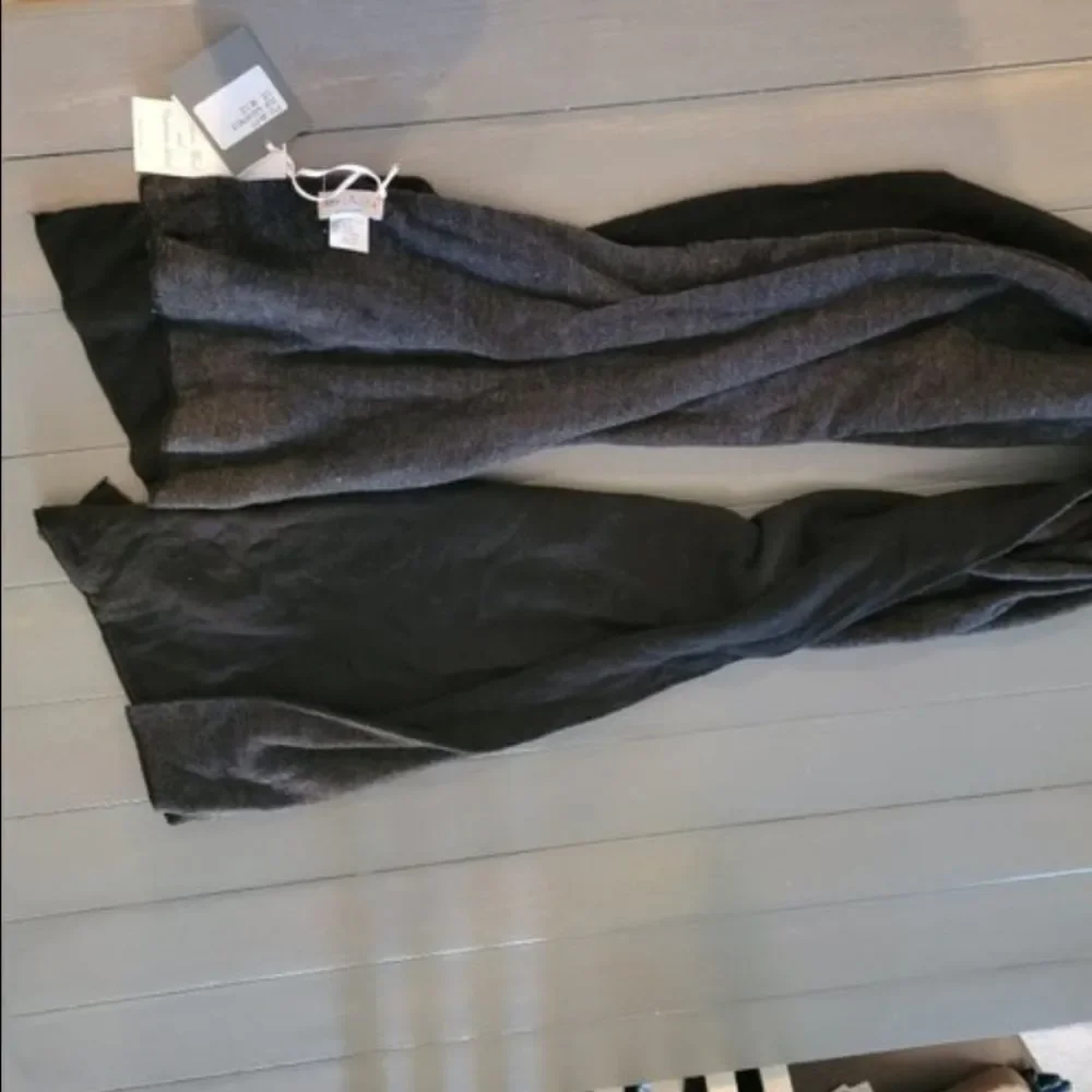 Note Di Anita 2 tone Black + Antracite Wool Blend Winter Scarve